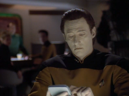 Data's iPhone