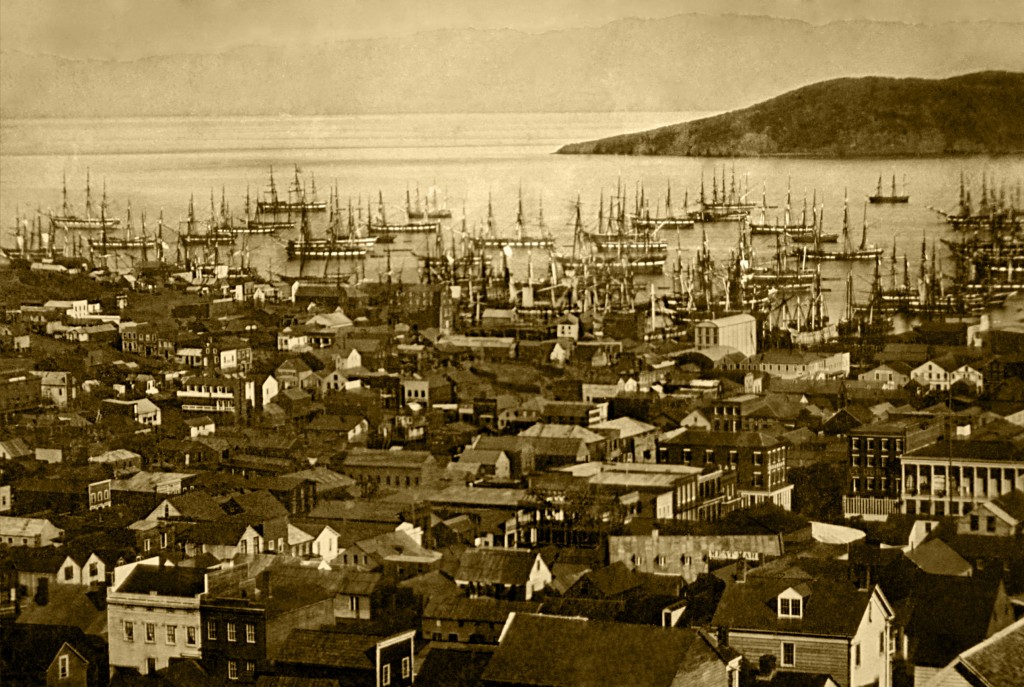 San Francisco harbor, 1850-51