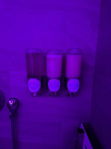 Shower soaps and shampoo